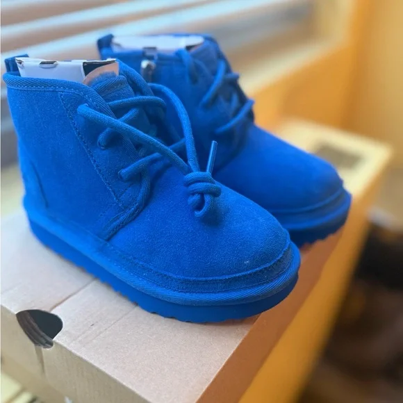 UGG | Shoes | Ugg Kids Vibrant Blue Boots | Poshmark display picture 3